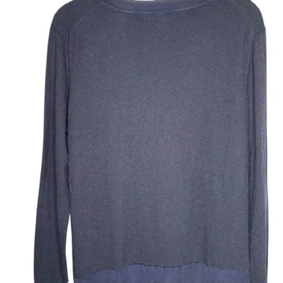 Ted Baker London Floral Sweater Cotton/Silk Blend - Navy/Pink/White - UK4/US10 - Picture 5 of 10